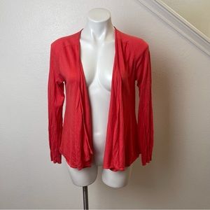 Ann Taylor Loft coral cardigan size M